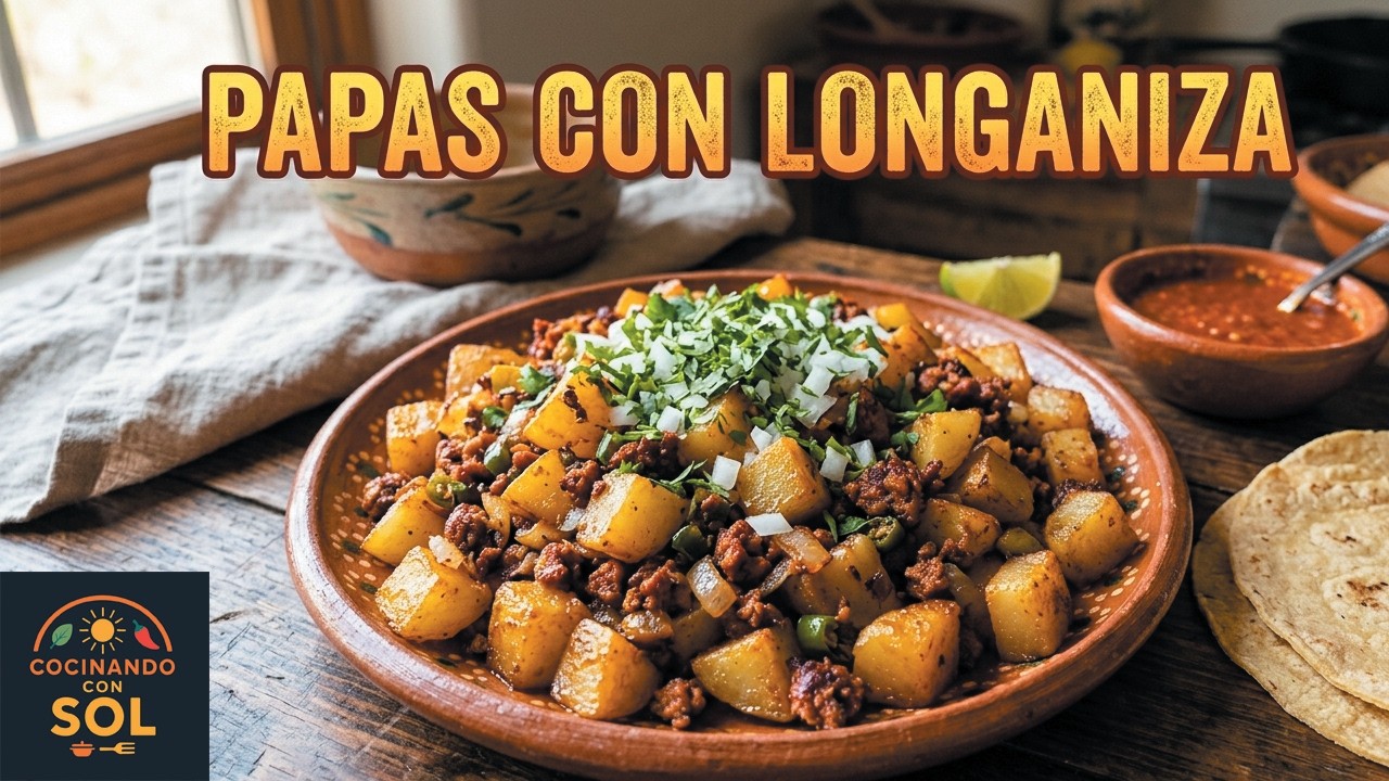Papas con longaniza/Recetas faciles y economicas