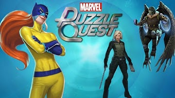 Hellcat vs. Black Widow & Vulture | Marvel Puzzle Quest |  December 29, 2024 | Crash of the Titans