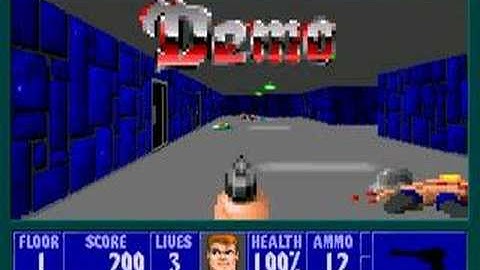 Wolfenstein 3D - Demo Run