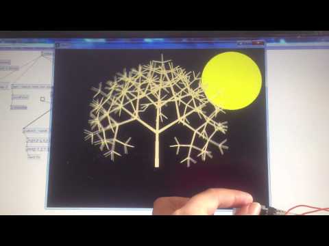 Arduino Processing PD -- Dancing with the Sun