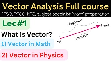 What is vector in math vector in physics #mathematics #csirnet #video #ppsc #fpsc #nts #youtube #phd