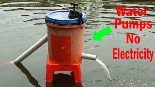 I Turned The Paint Bucket Into A Non-Electric Water Pump