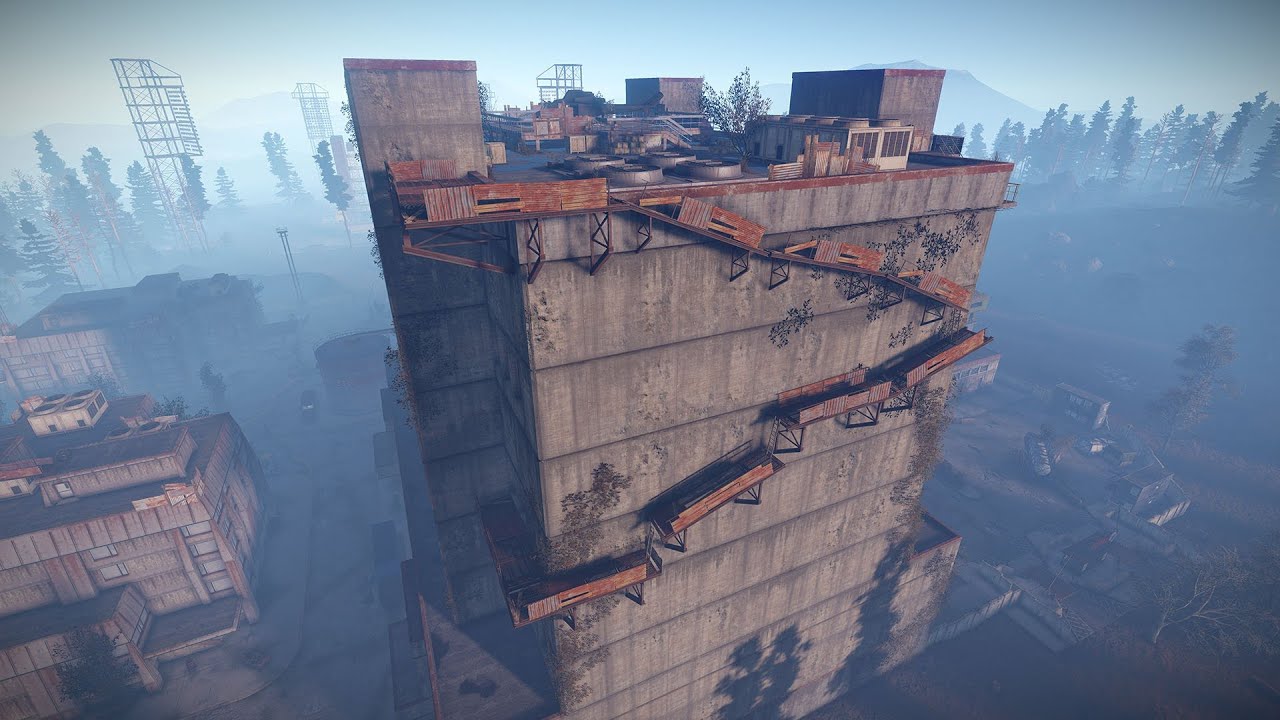 Карта космодрома раст