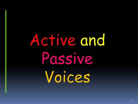 Active and Passive Voices. Действительный и cтрадательный залоги. ПОЛНОЕ ПРАВИЛО