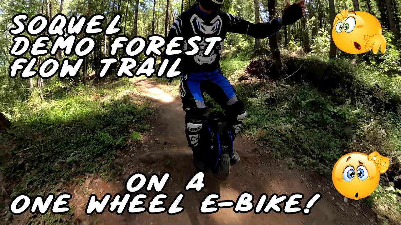 😲Soquel Demo Forest Flow Trail on a One Wheel EBike!!!🤯 KingSong S18