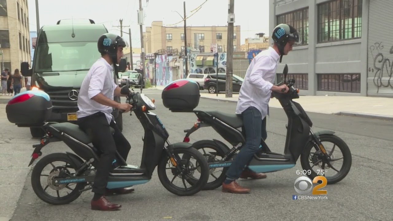 Moped RideSharing Option Rolls Into Brooklyn, Queens YouTube