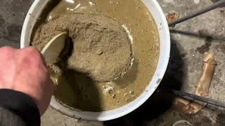 Crushed and sluiced with Gold Hog Multi Sluice