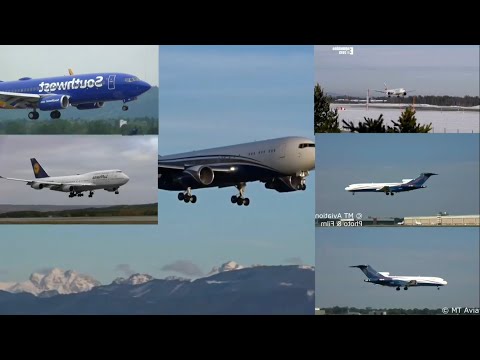 (thanksgiving special) Boeing Airliner fleet landing sparta no bgm remix