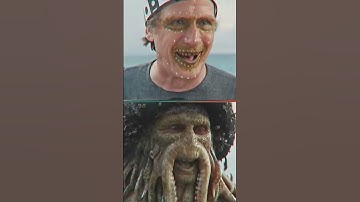 Davy Jones Without CGI Pirates of the Caribbean
