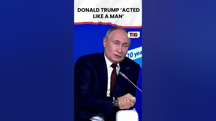 #watch | Trump ‘Acted Like a Man,’ Says Putin Following U.S. Election Victory #shorts #trending