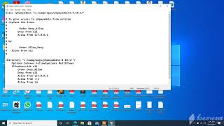 How to resolve wamp server apache alias setting
