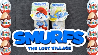 Kinder Surprise Smurfs The Lost Village
