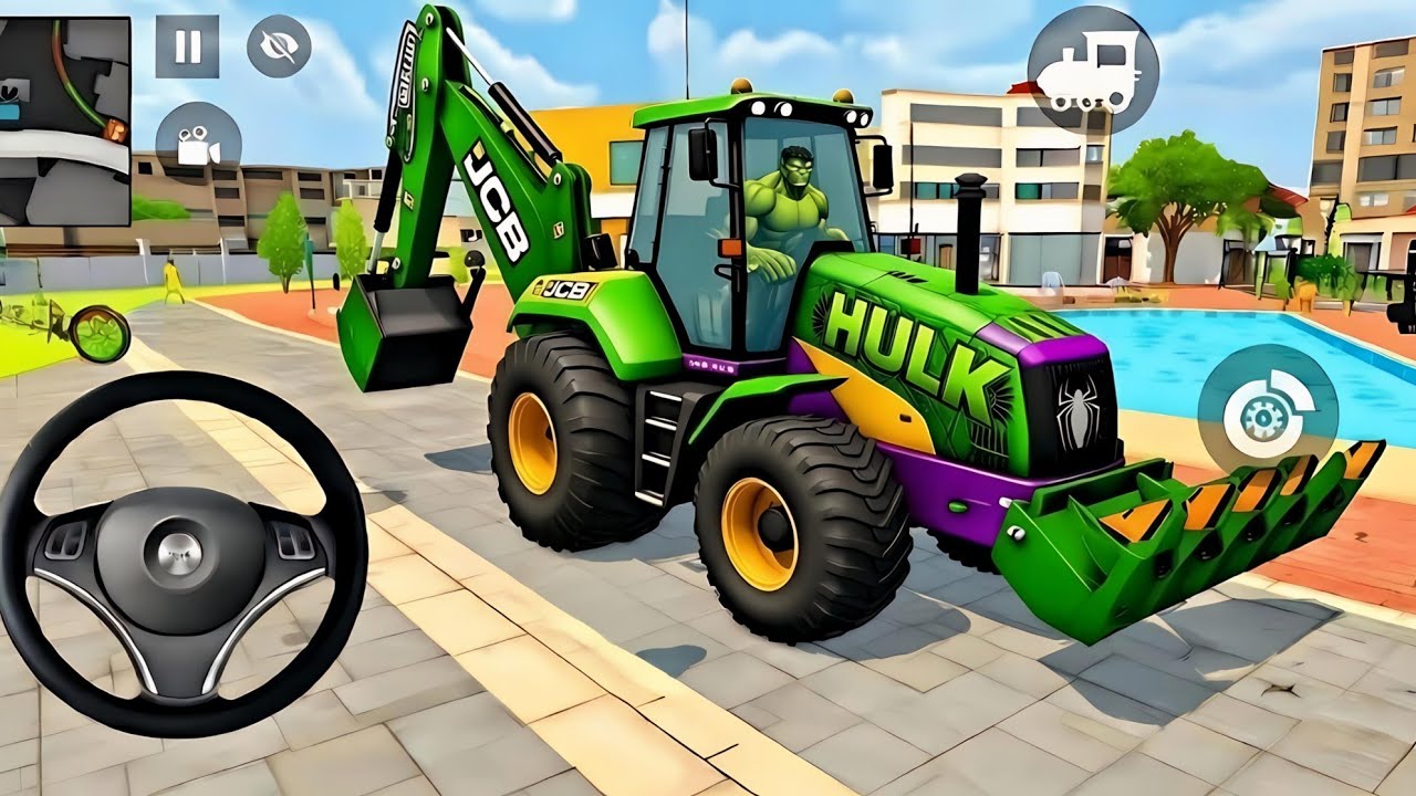 🕷️Hulk Monster Jcb & Doll , Spiderman 3D Game🤩Indian Thift Auto Simulator🤑Purchase Lot's of Iranman