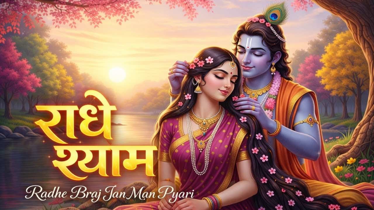 राधे श्याम श्यामा श्याम |  Radhe Braj Jan Man Pyari | Radha Krishna Bhajan |  Soulful Bhajan