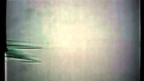 Video 8 -  lateral intrusion of salt solution into linear density gradient