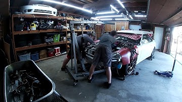 Lexus SC300 2JZ GE NA-T engine install, bolting on accessories, testing out t56 bluetooth module