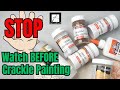 How to Use Different Types of CRACKLE  PAINT 🤔😵  | Tips &amp;Tricks