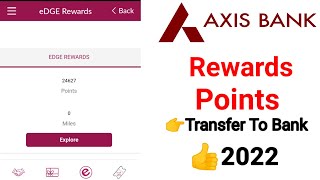 How to redeem axis bank rewards point 2022 | axis bank edge reward point redeem | Bank Transfer screenshot 1