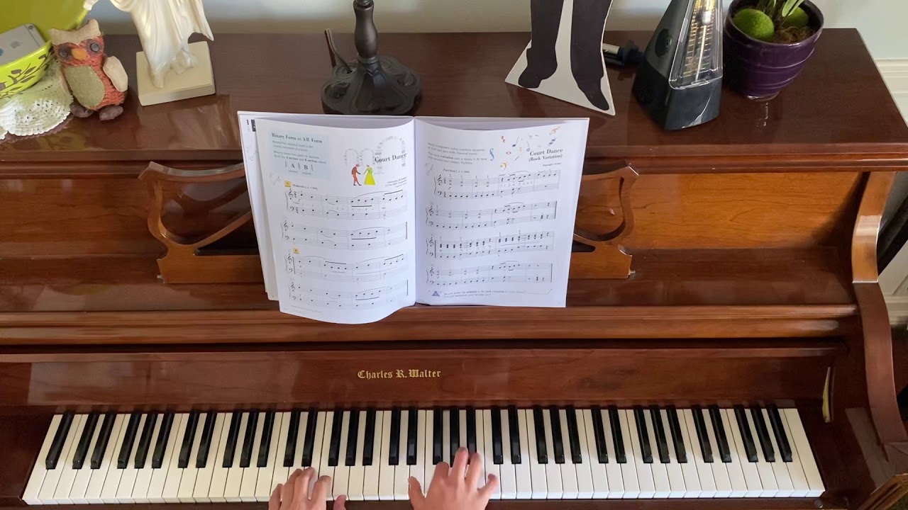 Court Dance (Rock Variation) Piano Adventures 3A YouTube
