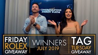 Watch Gang Rolex And Tag Winners July 2019