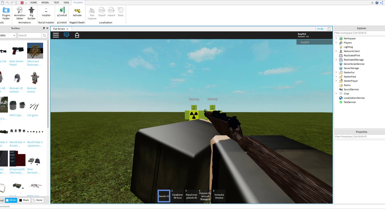 Published As Flat Terrain Roblox Studio 12 24 2018 4 45 46 Pm Youtube - games in roblox published in 2018