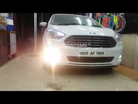 Ford FIGO Aspire Powerfull HYBRID Bixenon fog Lamps YouTube
