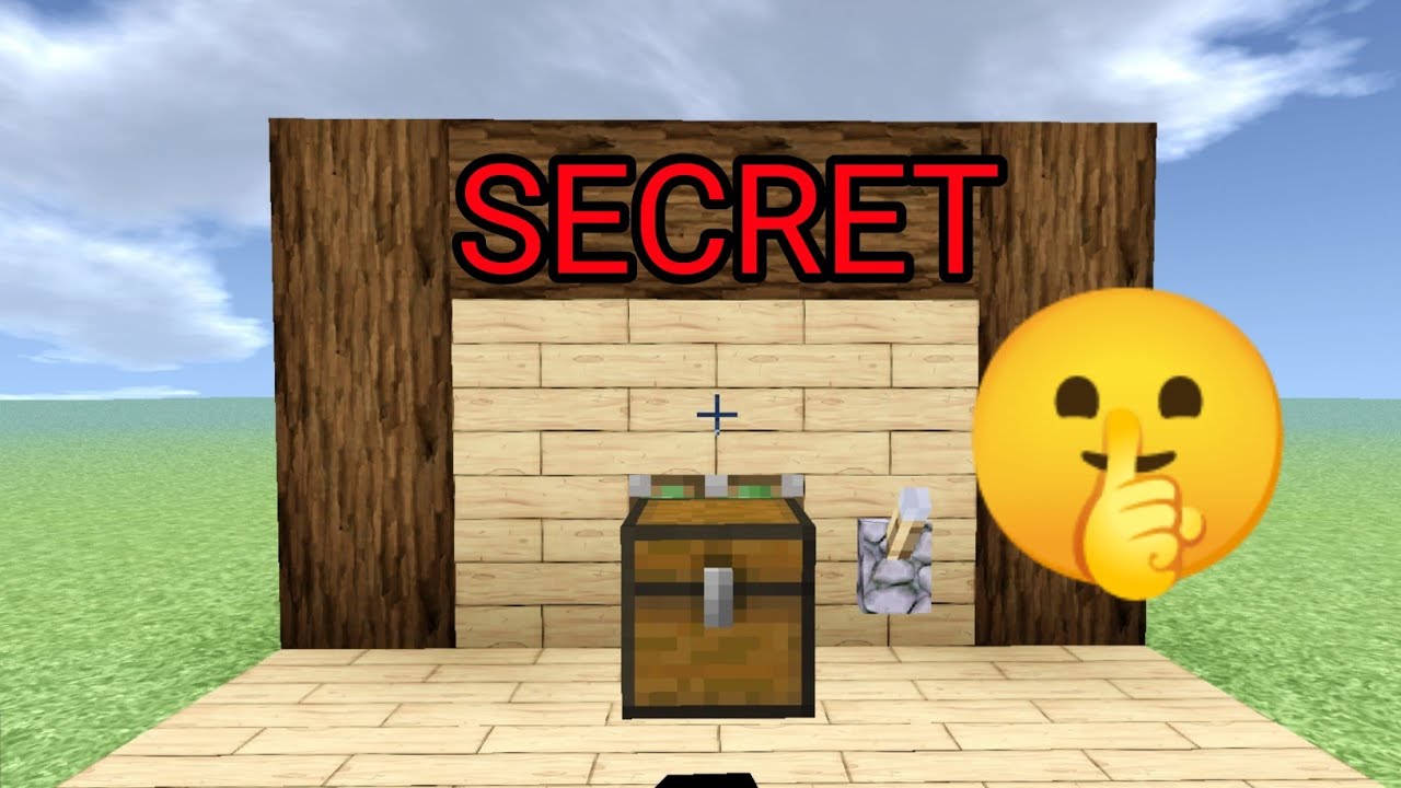 Minecraft Secret Chest in Bedrock Working! YouTube