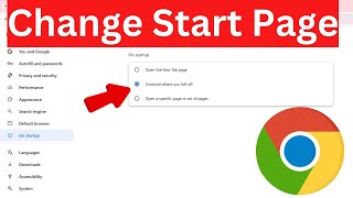 I Changed My Google Chrome Startup Page