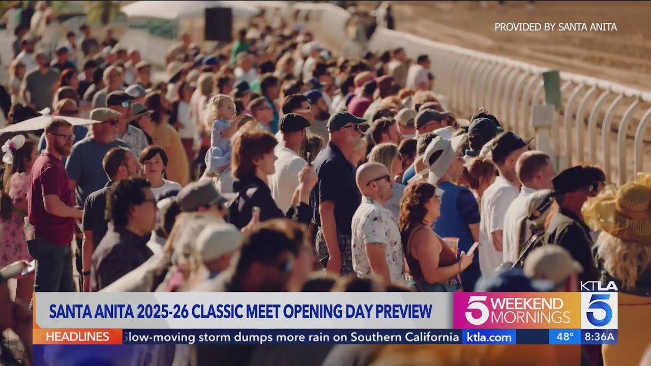 KTLA previews the 2025-26 Santa Anita Classic Meet 