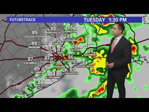 Houston forecast: Shower chances ramp up to start the week