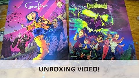 Unboxing Paranorman and Coraline steelbook 4K