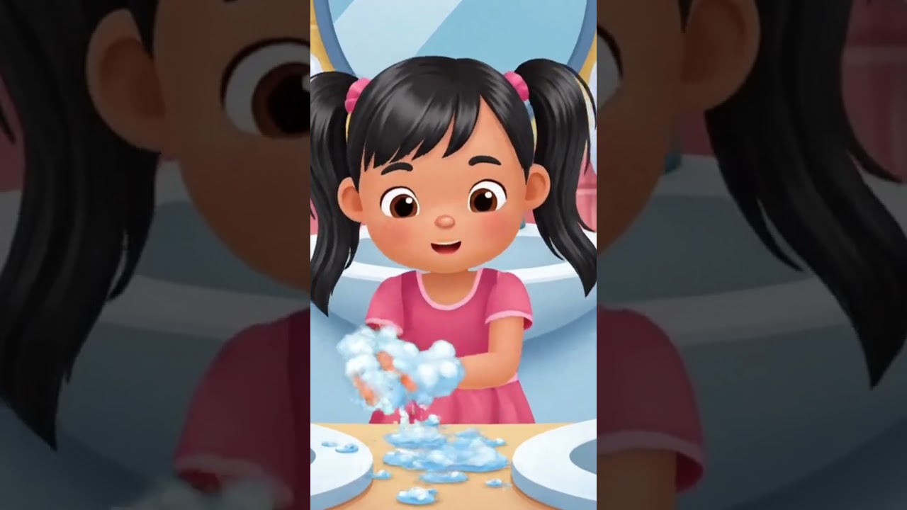 Bye-Bye Germs! 🦠 Catchy Washing Hands Song for Toddlers