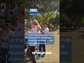 Volunteers in Israel clean up missile debris