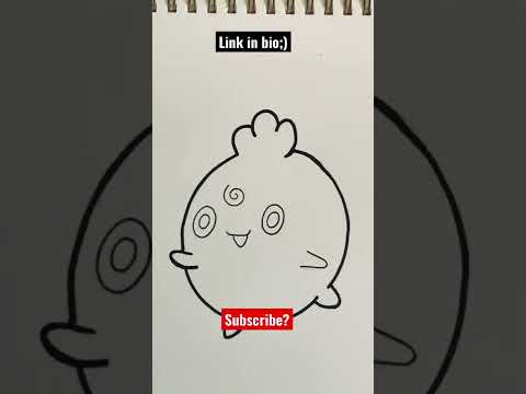 Drawing Igglybuff From Pokémon! Ft. Copic Ciao Markers! #shorts