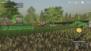 Folosesc combina pentru o misiune Farming simulator 19 Ravenport