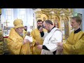Митрополит Омский и Таврический Владимир совершил божественную литургию
