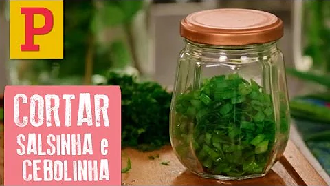 Dá para congelar salsinha?