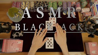 ASMR Blackjack Casino Game Role-play Deep Sleep Relax by Magician [No Talking＆No BGM]綺麗な手でトランプ遊 手フェチ screenshot 2