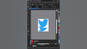 Remove Background in 14 Seconds  | #coreldraw #shorts