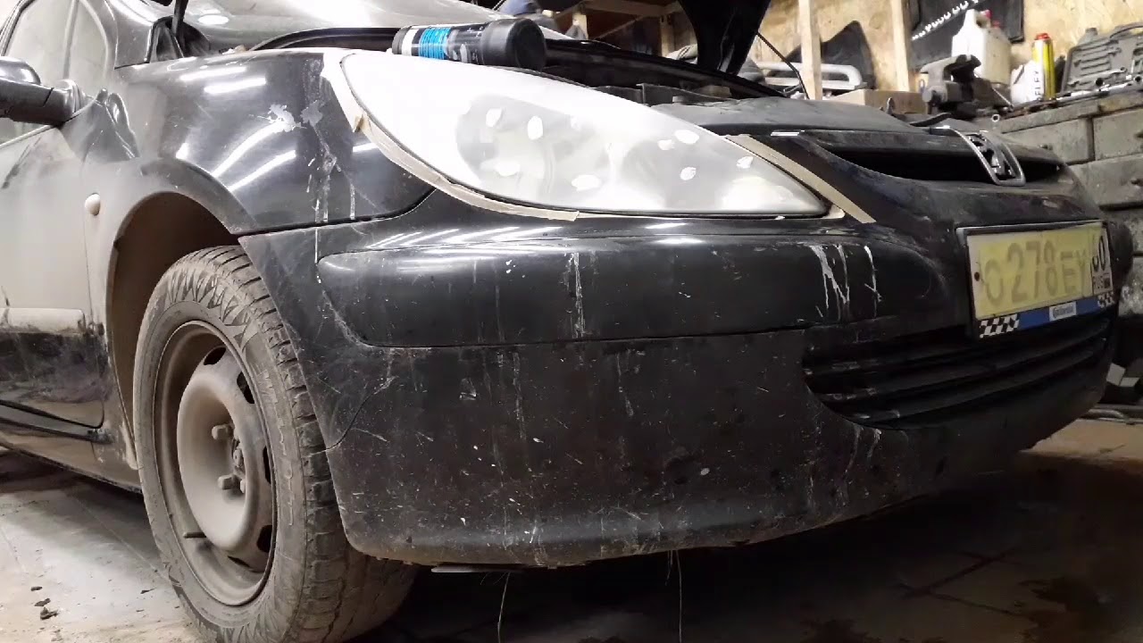 Полировка фар peugeot 407