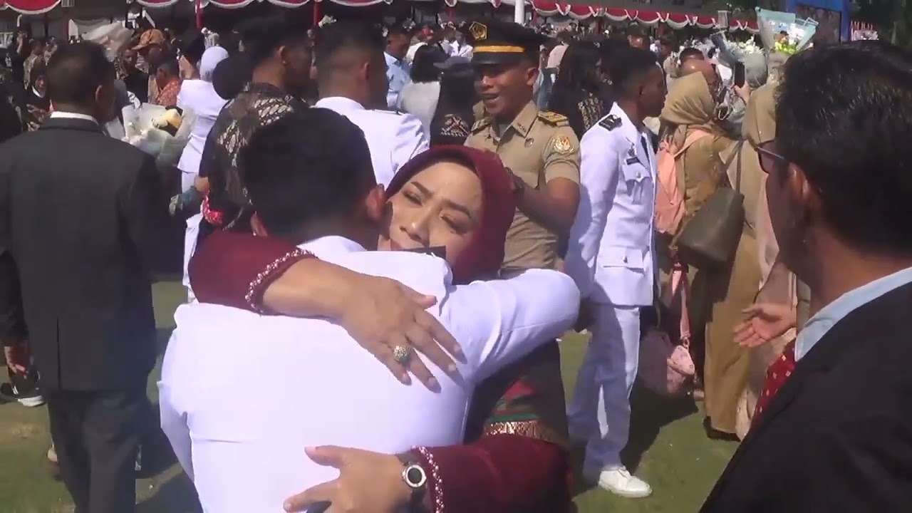 haru ,bahagia setelah pelantikan praja IPDN 2023