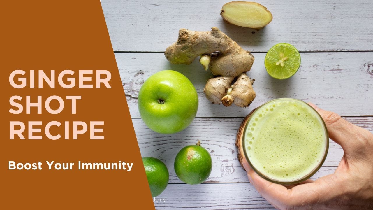 Immune Boosting Ginger Shot Recipe - Hungry Dane Kitchen