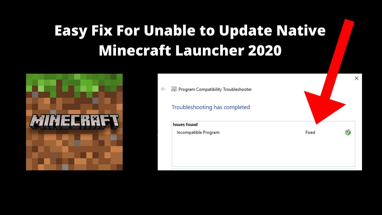 How To Fix Unable To Update Minecraft Native Launcher Super Easy Youtube