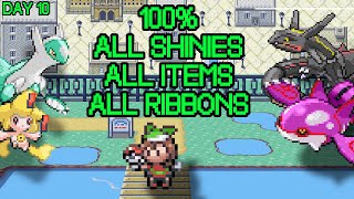 🔴100%ing POKéMON Emerald DAY 10. !cat !rules !goal [LONG STREAM(ish)]