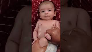 Baby massage ? #cute #cutebaby #enjoy #happy #trending #shorts #viral #newborn