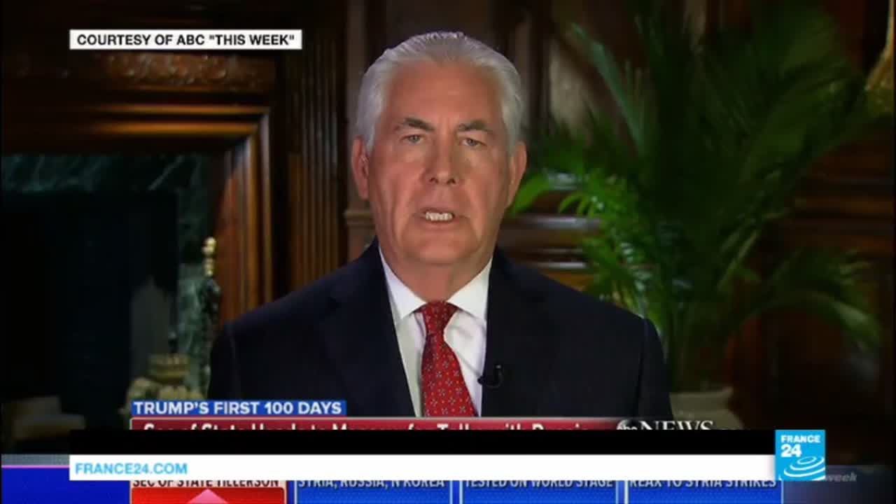 US Secretary of State Rex Tillerson: "Perhaps Russia has been outmaneuvered by the Syrians"