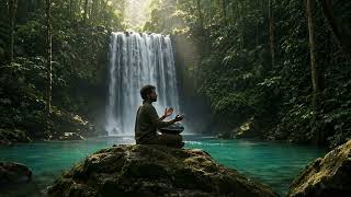 Hidden Waterfall Handpan 💧 Cascading Rhythmic Flow to Release Tension & Creative Renewal | 1 Hour 4K