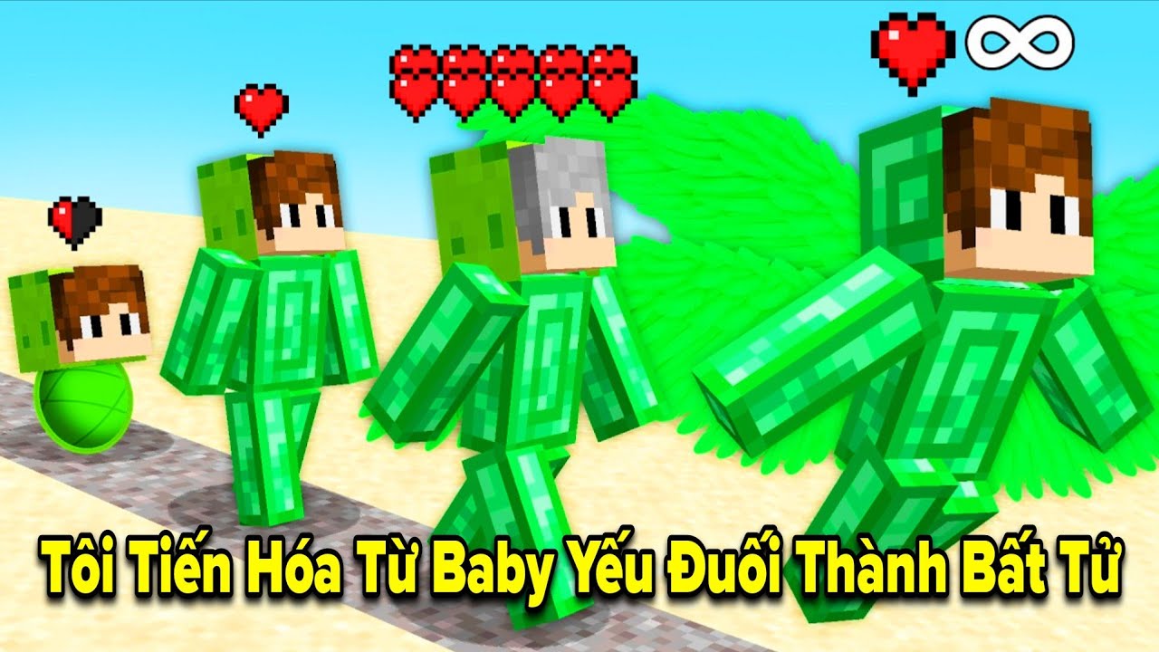 Tôi Tiến Hóa Từ Baby Yếu Đuối Thành Bất Tử LỤC BẢO Siêu Mạnh!