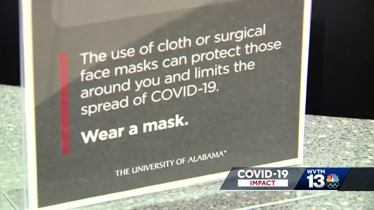 University of Alabama reinstates indoor mask mandate as COVID-19 cases ...