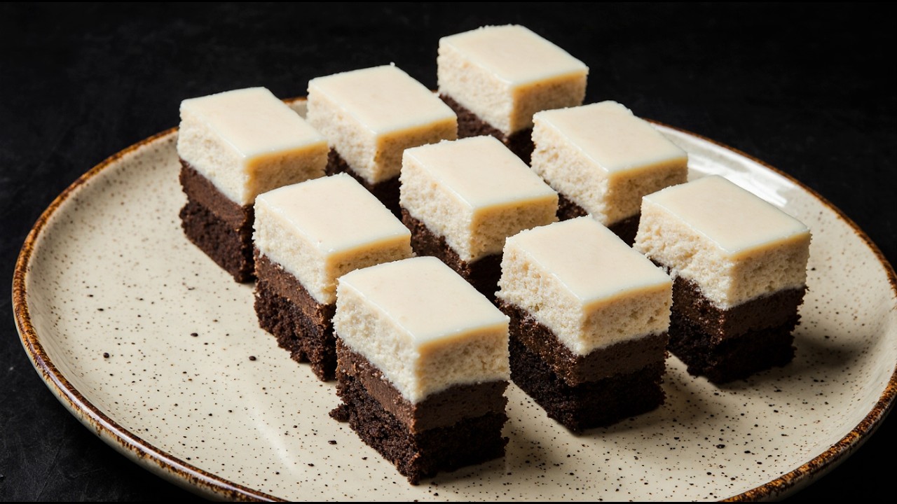 Der absolute Schokoladenhimmel! Besser als vom Konditor! Schoko-Mousse-Schnitten mit 3 Schichten.